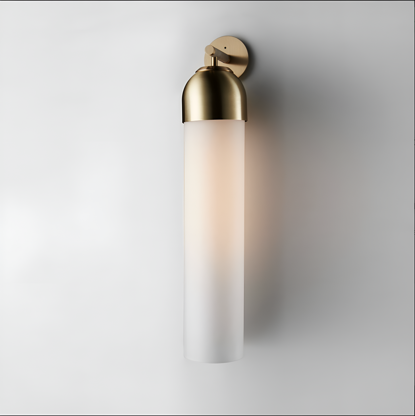 Elegant glass wall lamp Arz with diffused light for modern interiors