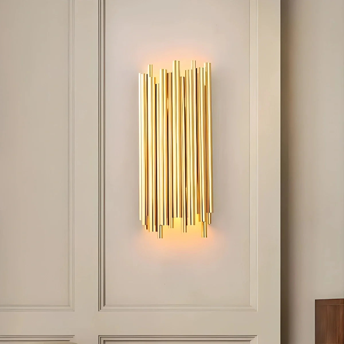 Modern Crystal Wall Sconce Lighting with Integrated LED - Elegant Wall Lamp for Living Rooms, Hallways, and Bedrooms