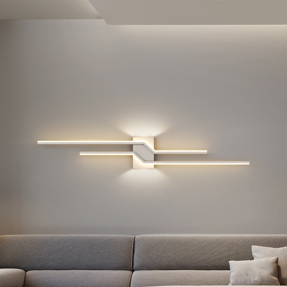 Modern LED Wall Sconce Lighting - Elegant Wall Lamp for Living Room and Bedroom, Warm Diffused Light, Minimalist Design