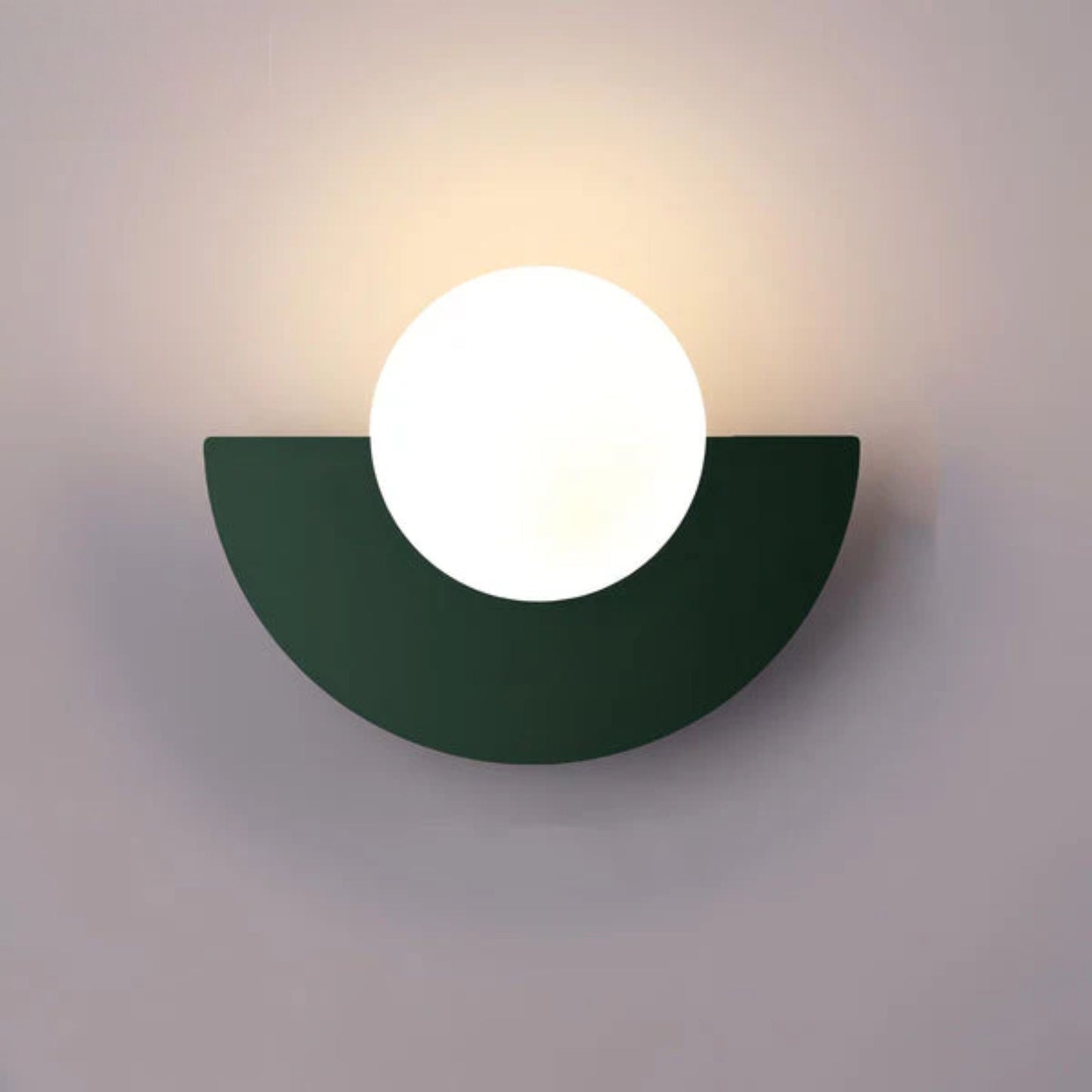 Modern Geometric Wall Sconce Lighting with Warm LED, Stylish Wall Lamp for Bedroom and Hallway