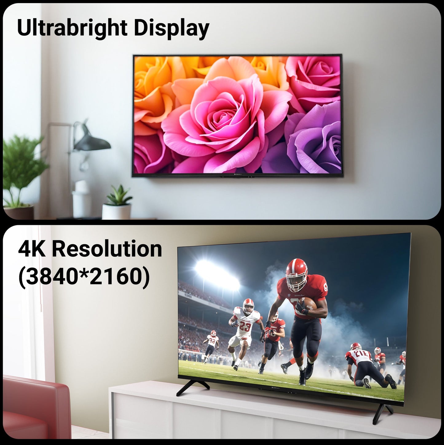 Inteligentny Telewizor 55 Cal i UHD z Google TV | Nowoczesny Design i Dolby Audio dla Wyjątkowych Wrażeń Wizualnych 8