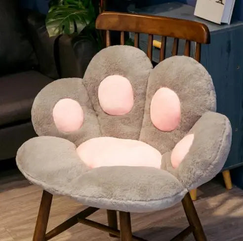 Peluche patte de chat kawaii 70*60cm, coussin de sol doux et mignon, pour chaise, canapé, coussin pour la sieste à la maison ou au bureau. 6