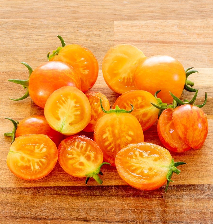 Sizzling Sunrise Bumble Bee Organic Tomatoes – Vibrant Colorful Fruit for Delicious Salads 2