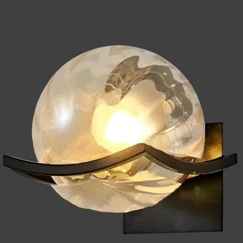 Modern Glass LED Wall Sconce Lighting - Elegant Wall Lamp for Cozy Interiors