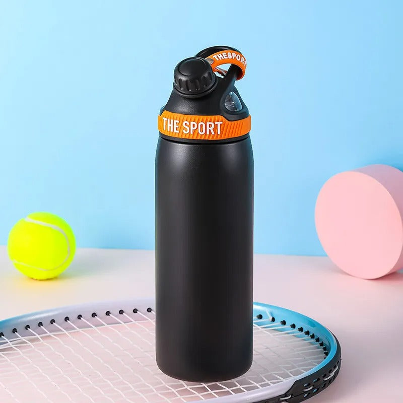 The Sports Premium Vacuum Black - Water Bottle 0