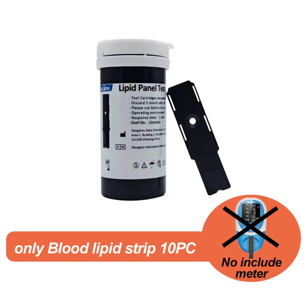 5v1 analyzátor krevních lipidů Celkový cholesterol (TC) a cholesterol lipoproteinů s vysokou hustotou (HDL) a triglyceridy (TG) a LDL cholesterol