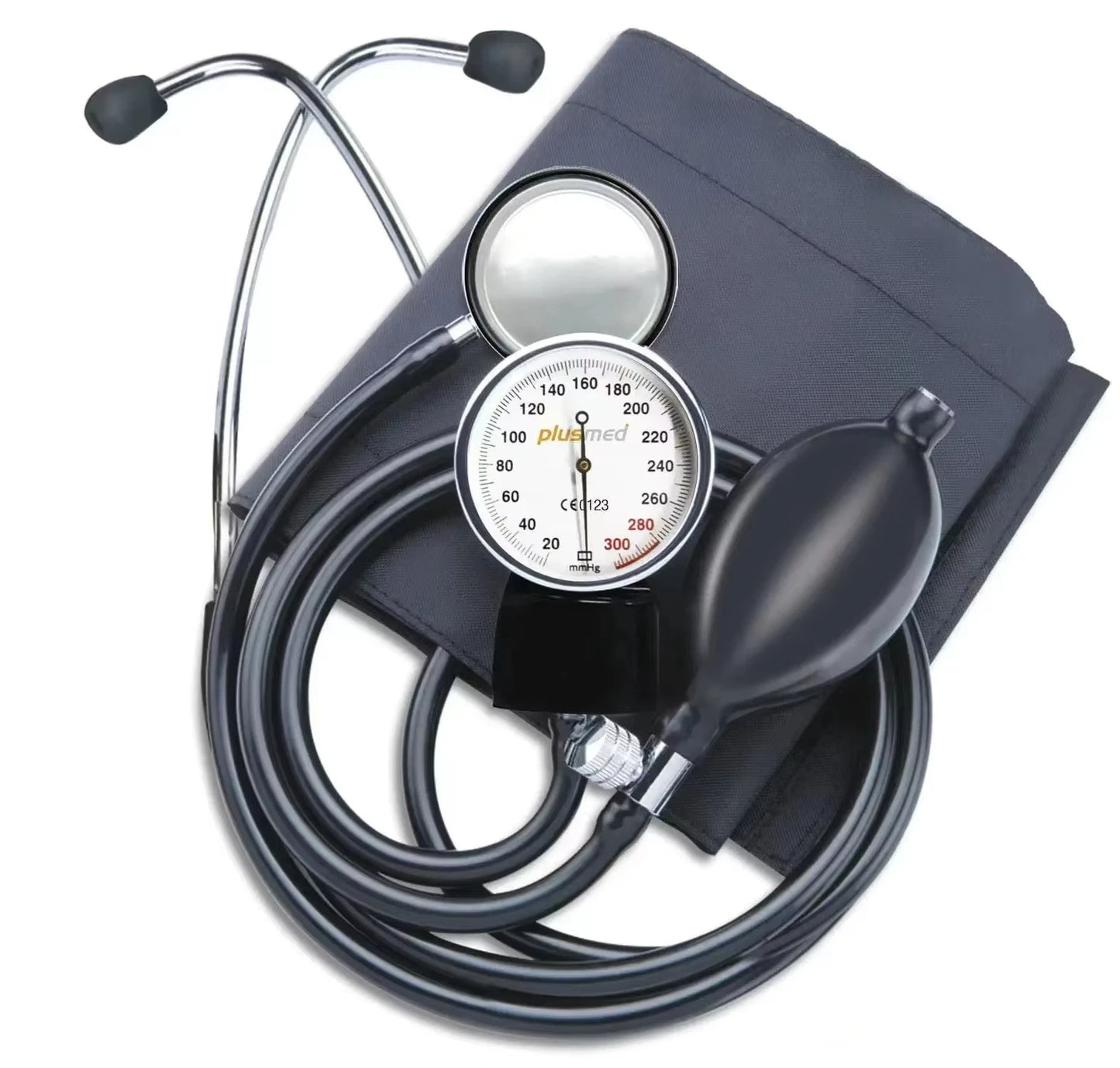 ABX Medical Manuální měřič krevního tlaku TK manžeta na horní paži Aneroidní sfygmomanometr Tonometr Měřicí přístroj Tester Zařízení
