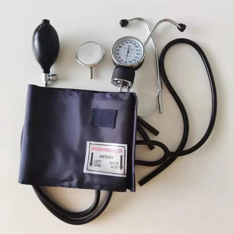 ABX Medical Manuální měřič krevního tlaku TK manžeta na horní paži Aneroidní sfygmomanometr Tonometr Měřicí přístroj Tester Zařízení