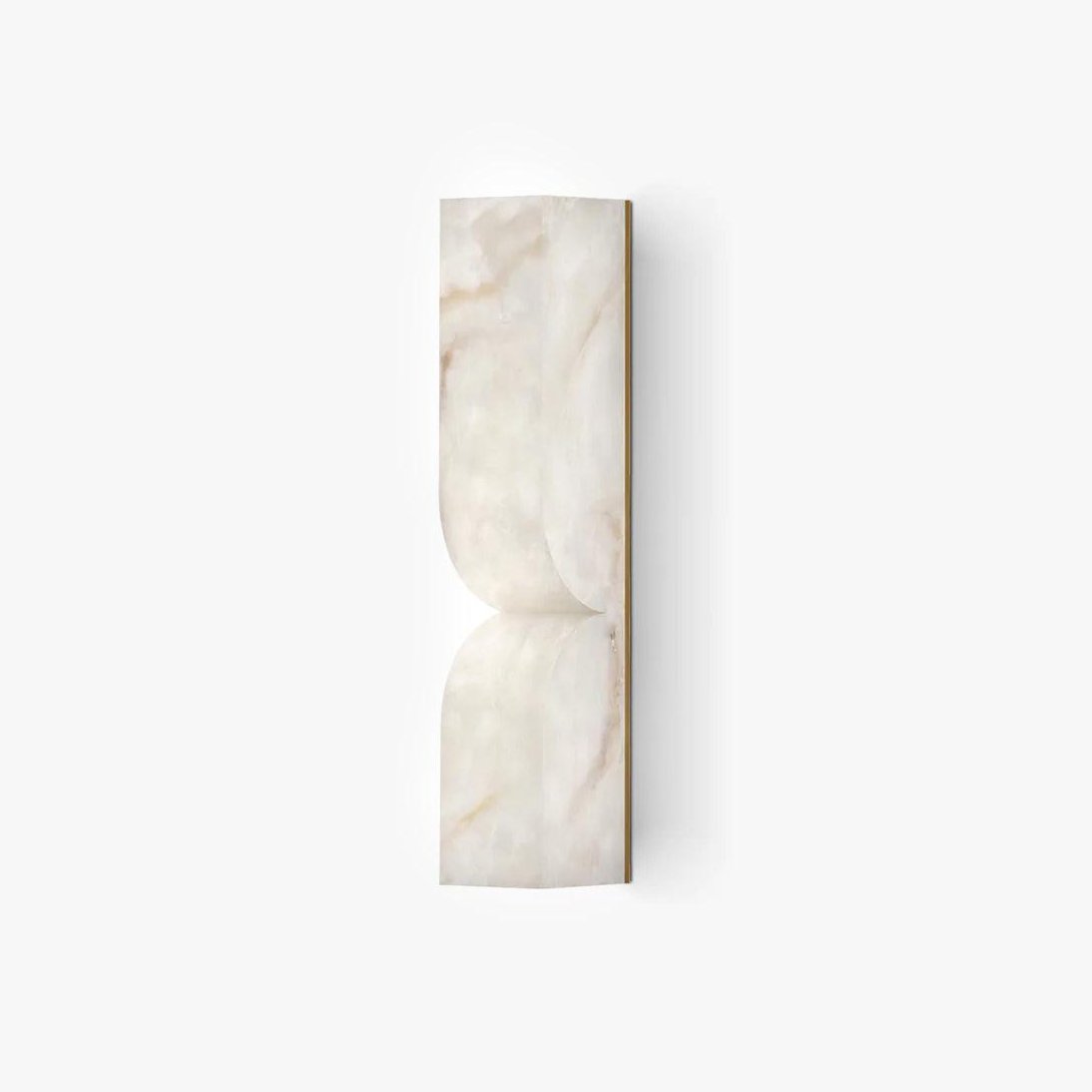 Alabaster Essence Wall Sconce Lighting - Modern Alabaster & Metal Wall Lamp with LED, Elegant Design for Living Room, Bedroom, Hallway