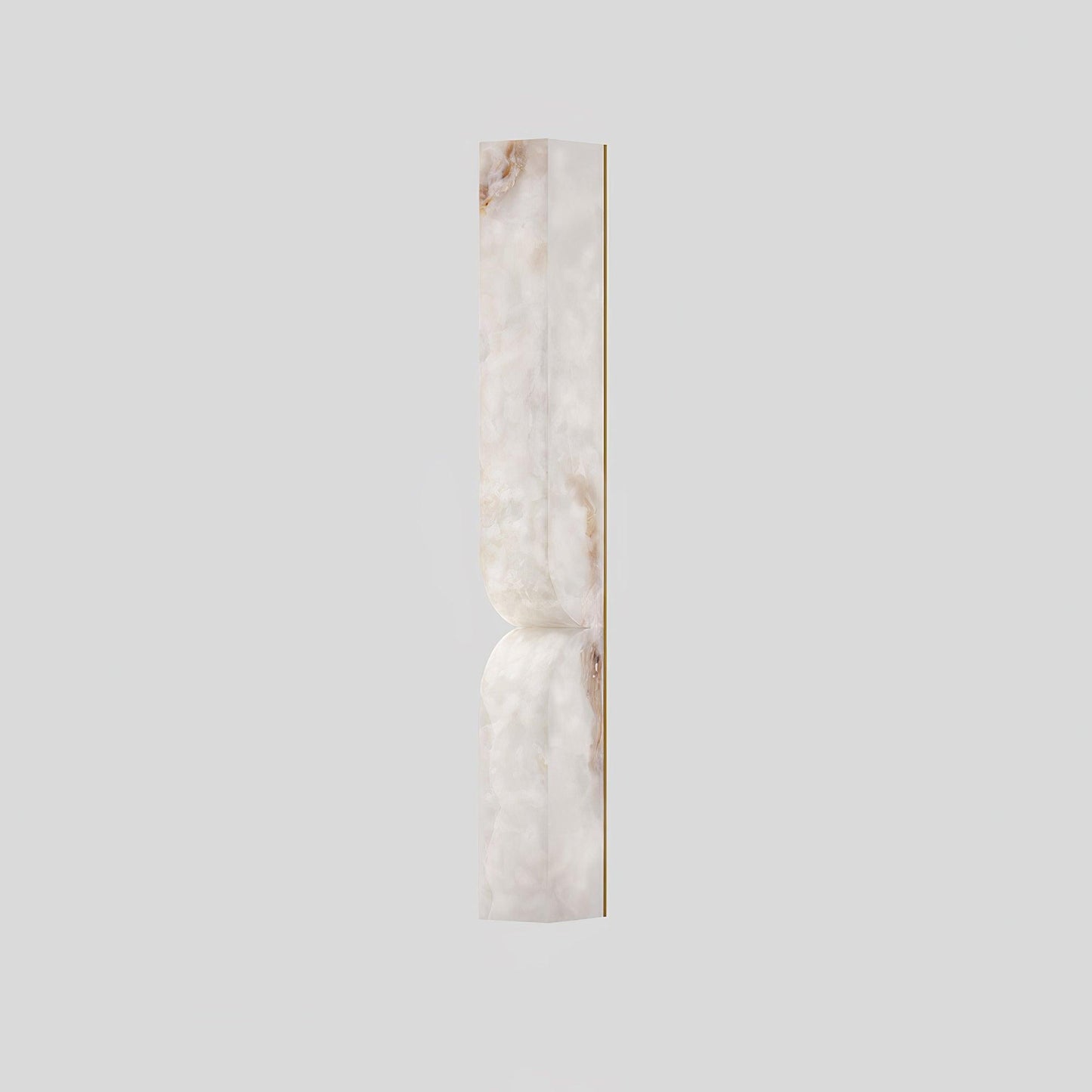 Alabaster Essence Wall Sconce Lighting - Modern Alabaster & Metal Wall Lamp with LED, Elegant Design for Living Room, Bedroom, Hallway
