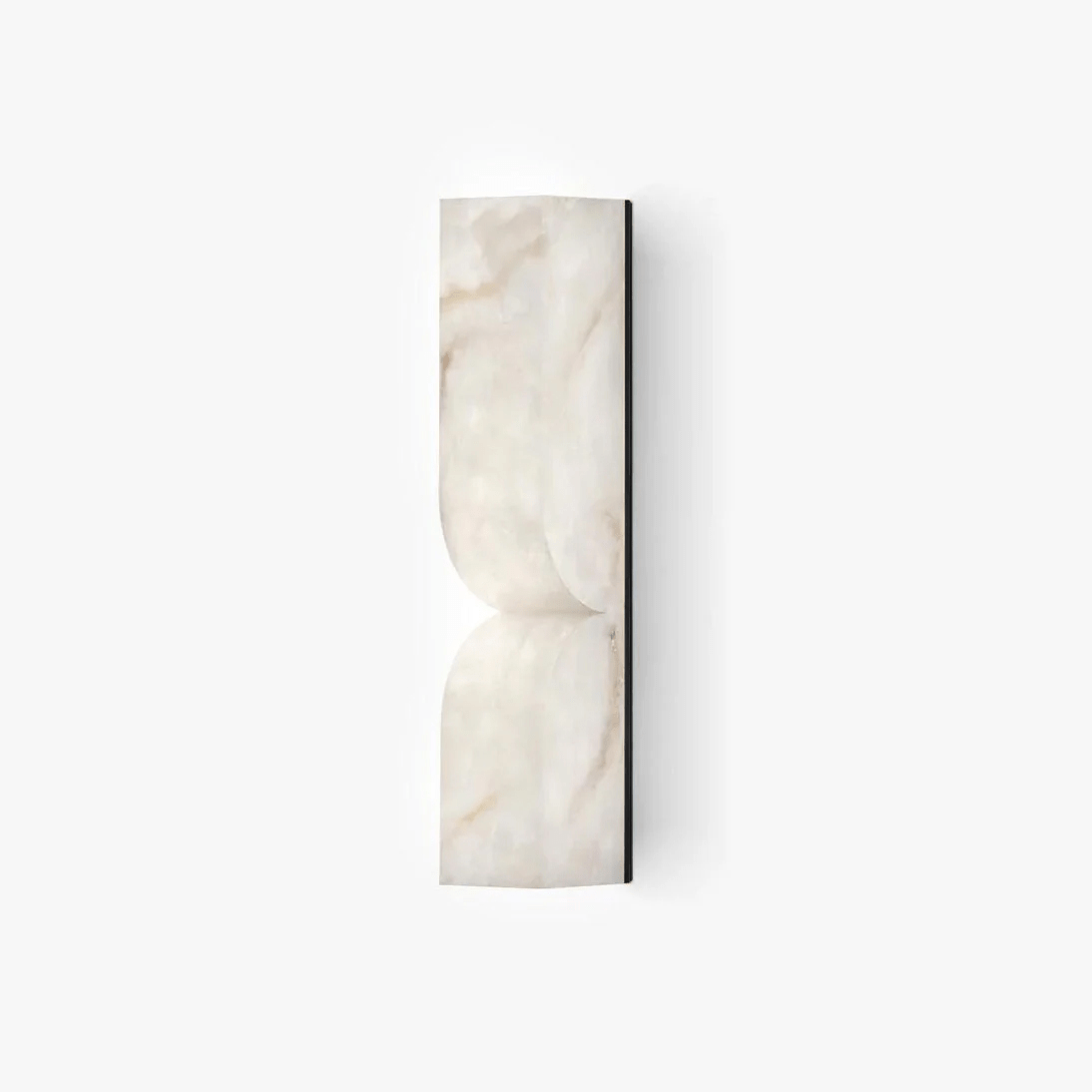 Alabaster Essence Wall Sconce Lighting - Modern Alabaster & Metal Wall Lamp with LED, Elegant Design for Living Room, Bedroom, Hallway