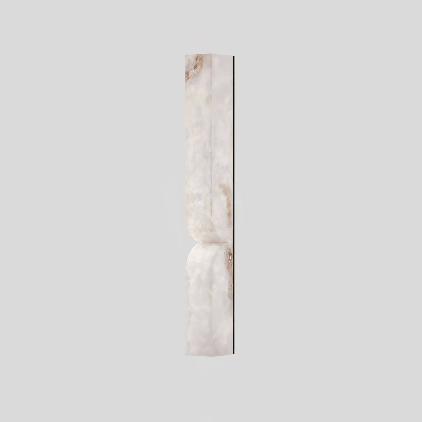 Alabaster Essence Wall Sconce Lighting - Modern Alabaster & Metal Wall Lamp with LED, Elegant Design for Living Room, Bedroom, Hallway