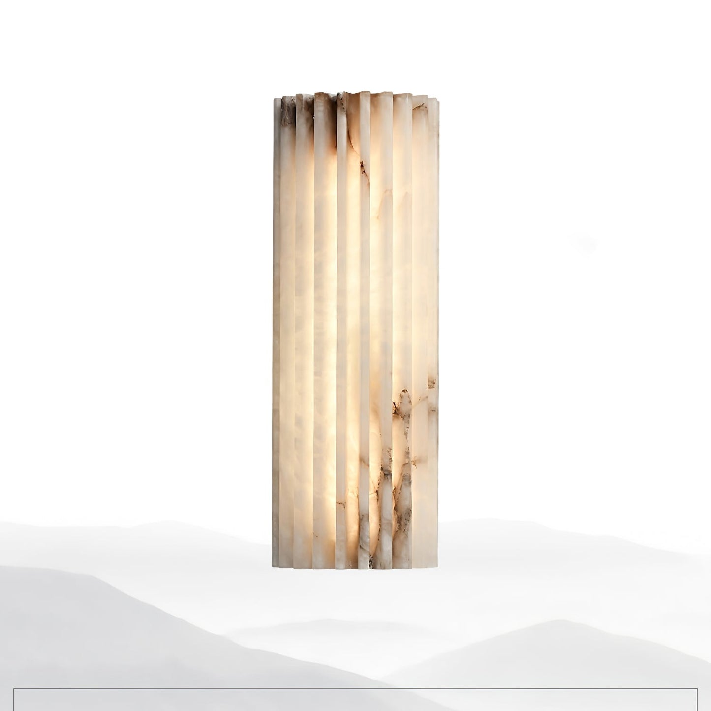 Elegant Alabaster Wall Sconce Light | Modern Wall Lamp for Cozy Atmosphere and Stylish Interiors