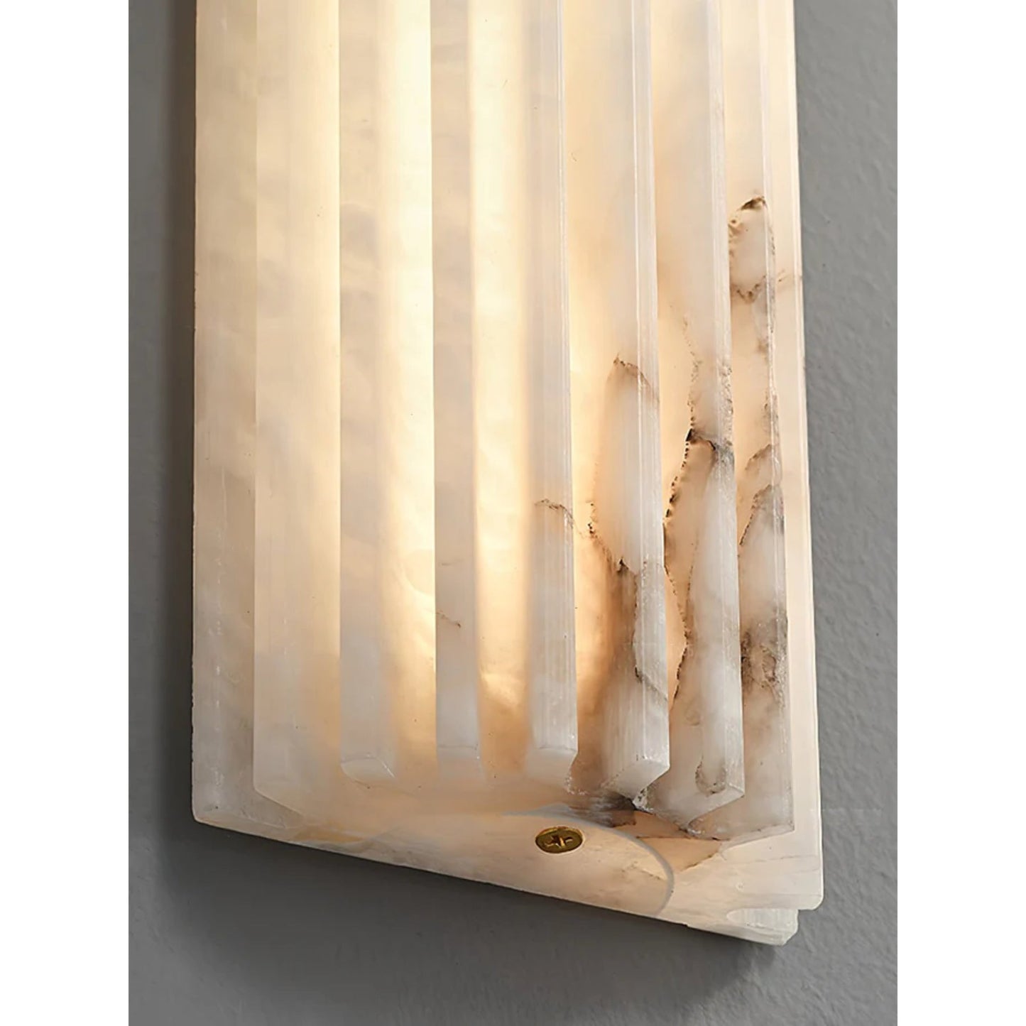 Elegant Alabaster Wall Sconce Light | Modern Wall Lamp for Cozy Atmosphere and Stylish Interiors