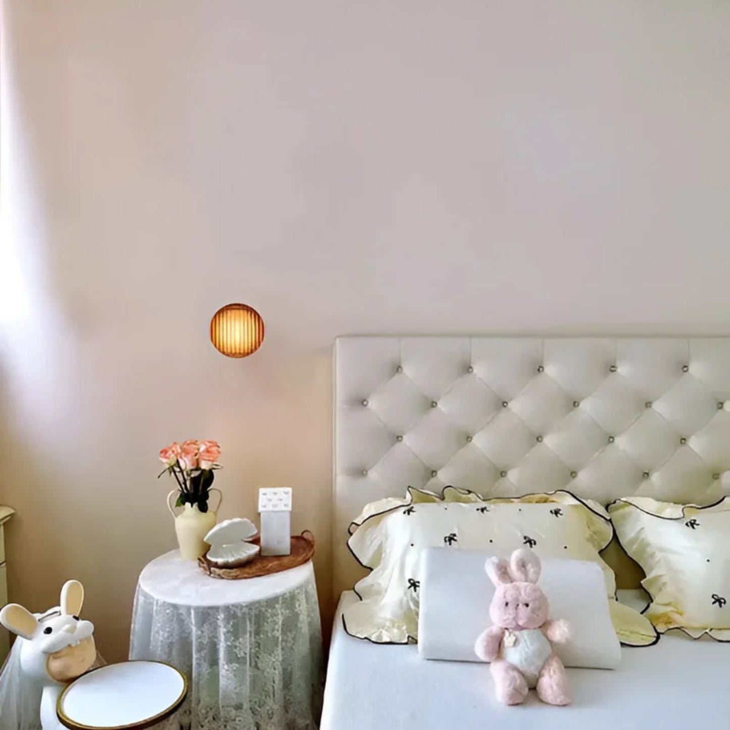 Ambrelo Modern Wall Sconce Lighting with Amber LED Light, Minimalist Design Wall Lamp for Cozy Atmosphere