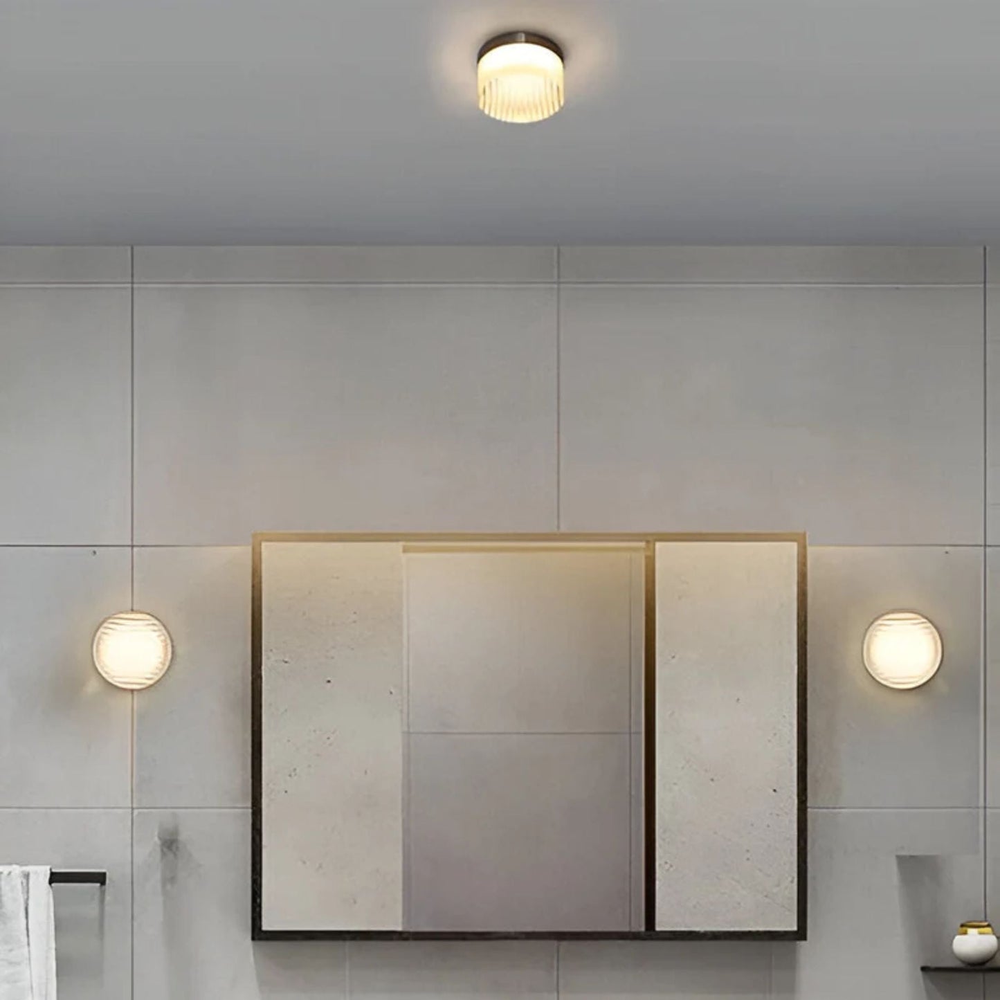 Ambrelo Modern Wall Sconce Lighting with Amber LED Light, Minimalist Design Wall Lamp for Cozy Atmosphere