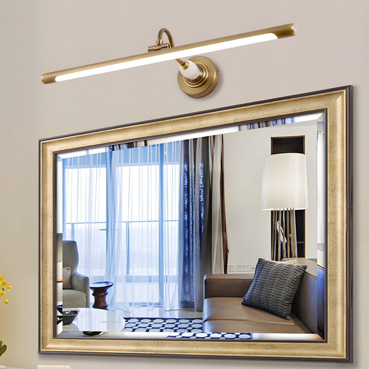 Archer Art | Linear Wall Lamp with Elegant Design and LED Lighting | Ideal for Illuminating Artwork