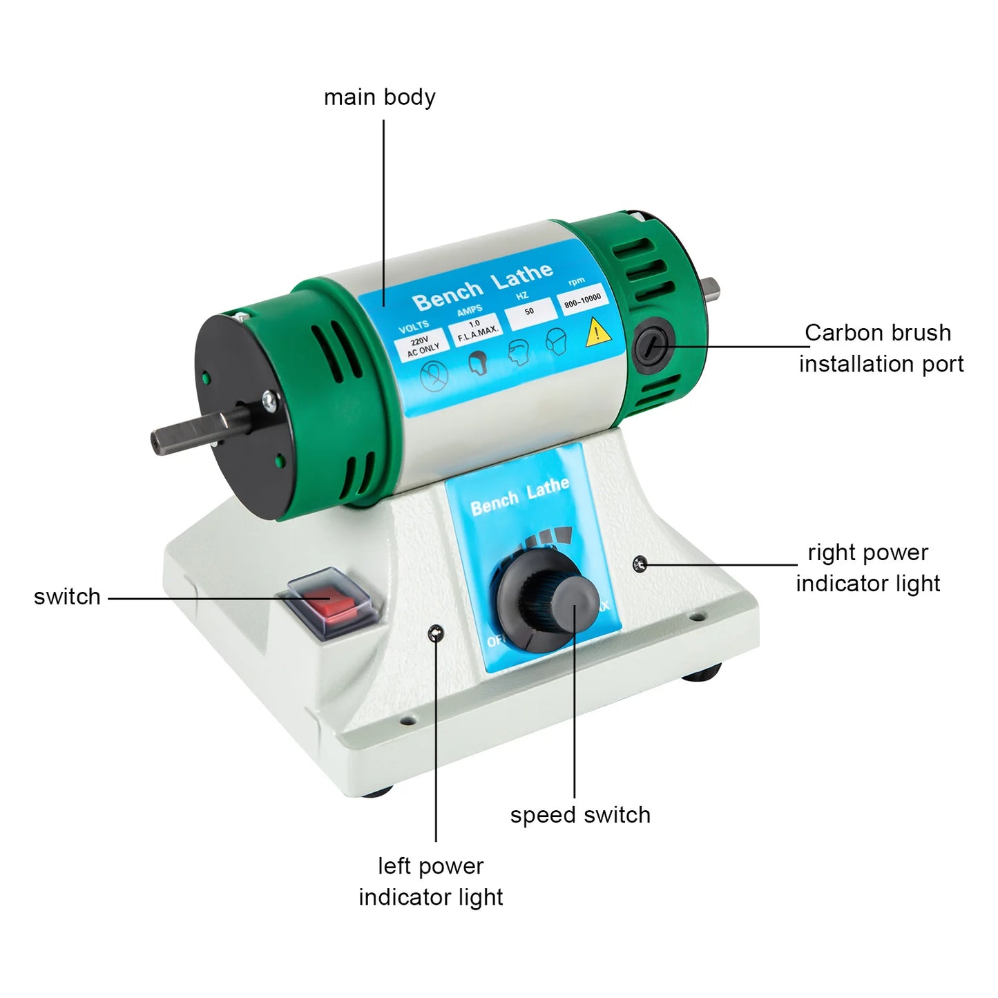 Benny Adjustable Jewelry Polisher – Versatile Speed Control for Precision Buffing 3