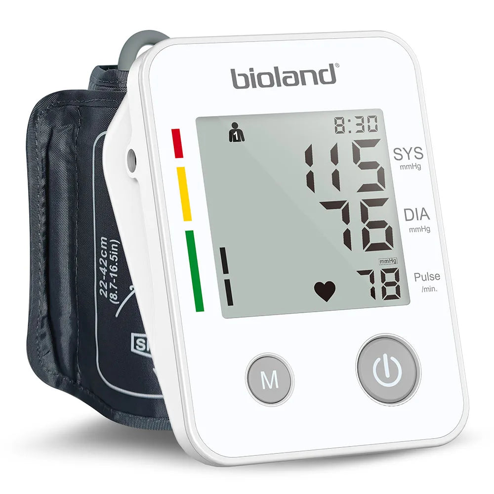 Bioland Tlakoměr 2005, automatický digitální tenziometr na paži, sada pro měření krevního tlaku 2005-1
