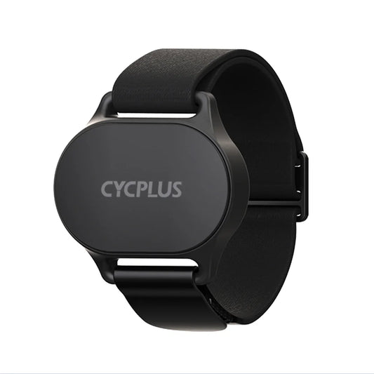 CYCPLUS Snímač tepové frekvence Náramkový pásek Bluetooth ANT+ Fitness monitor pro Garmin Wahoo GPS cyklopočítač