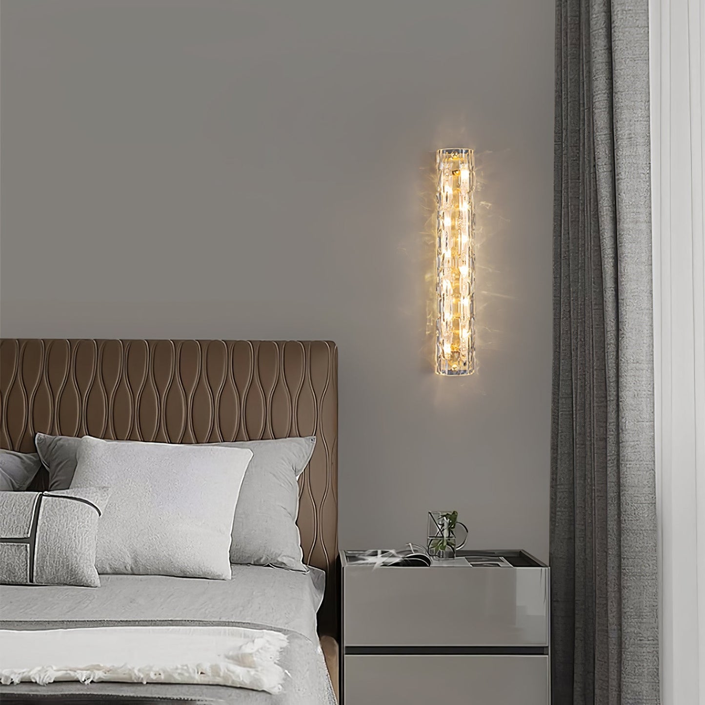 Calima Modern Wall Sconce Light with Glass Shade - Elegant Wall Lamp for Timeless Interior Decor