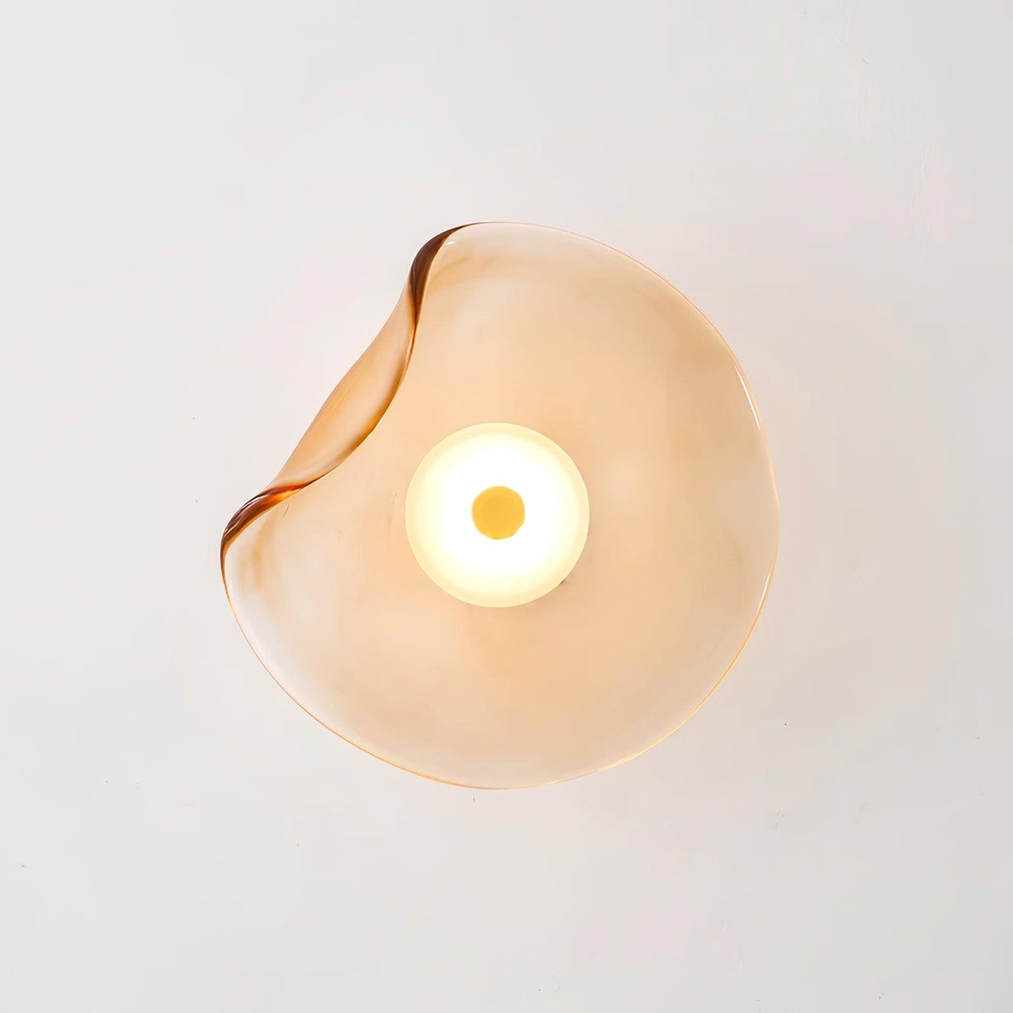 Cemaro | Wall lamp with organic glass shade | Warm white LED lighting for a modern interior