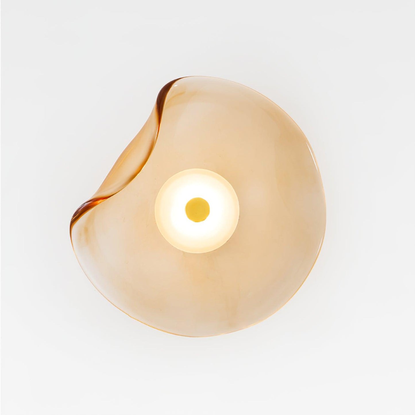 Cemaro | Wall lamp with organic glass shade | Warm white LED lighting for a modern interior