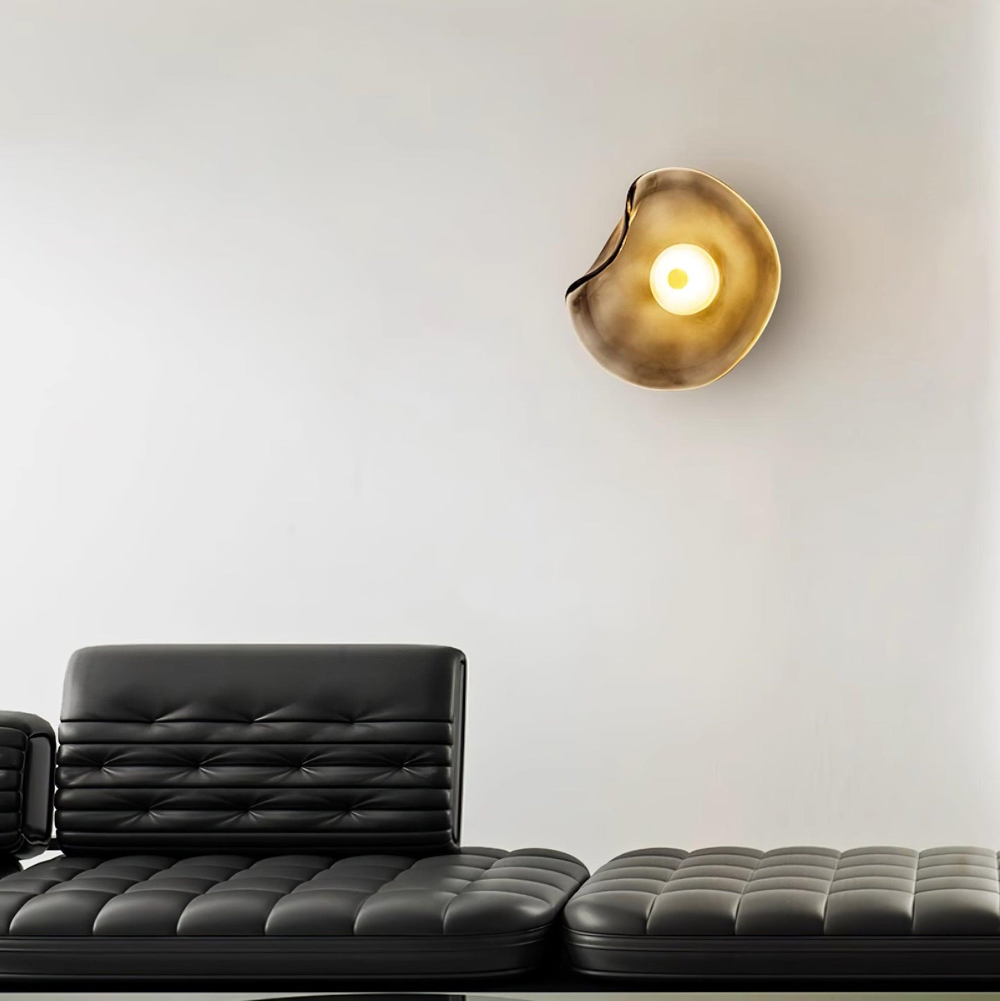 Cemaro | Wall lamp with organic glass shade | Warm white LED lighting for a modern interior