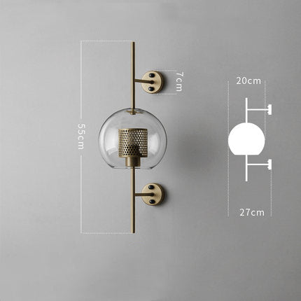 Cezena Modern Wall Sconce Lighting - Stylish Wall Lights for Home Decor, LED Sconce Light in Black and White Finish