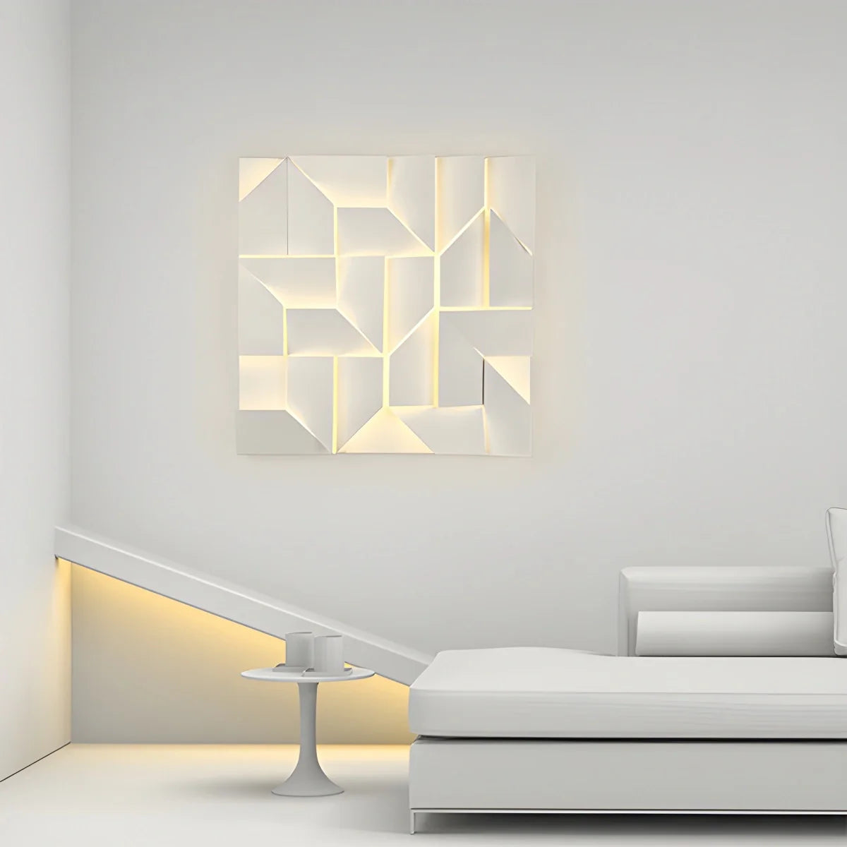 Coznimo | Modern Wall Lamp with Geometric 3D Design | Elegant Lighting for a Stylish Interior