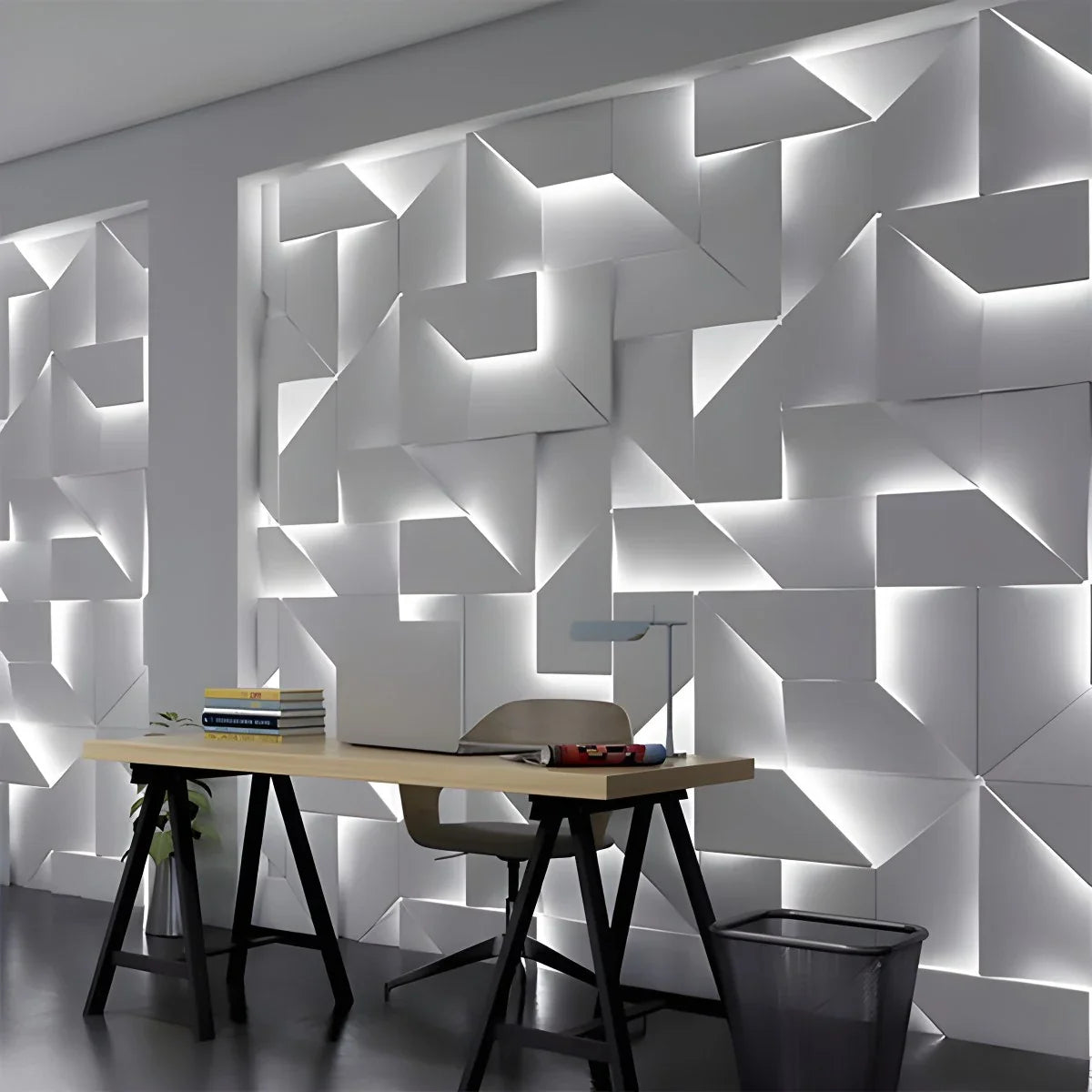Coznimo | Modern Wall Lamp with Geometric 3D Design | Elegant Lighting for a Stylish Interior
