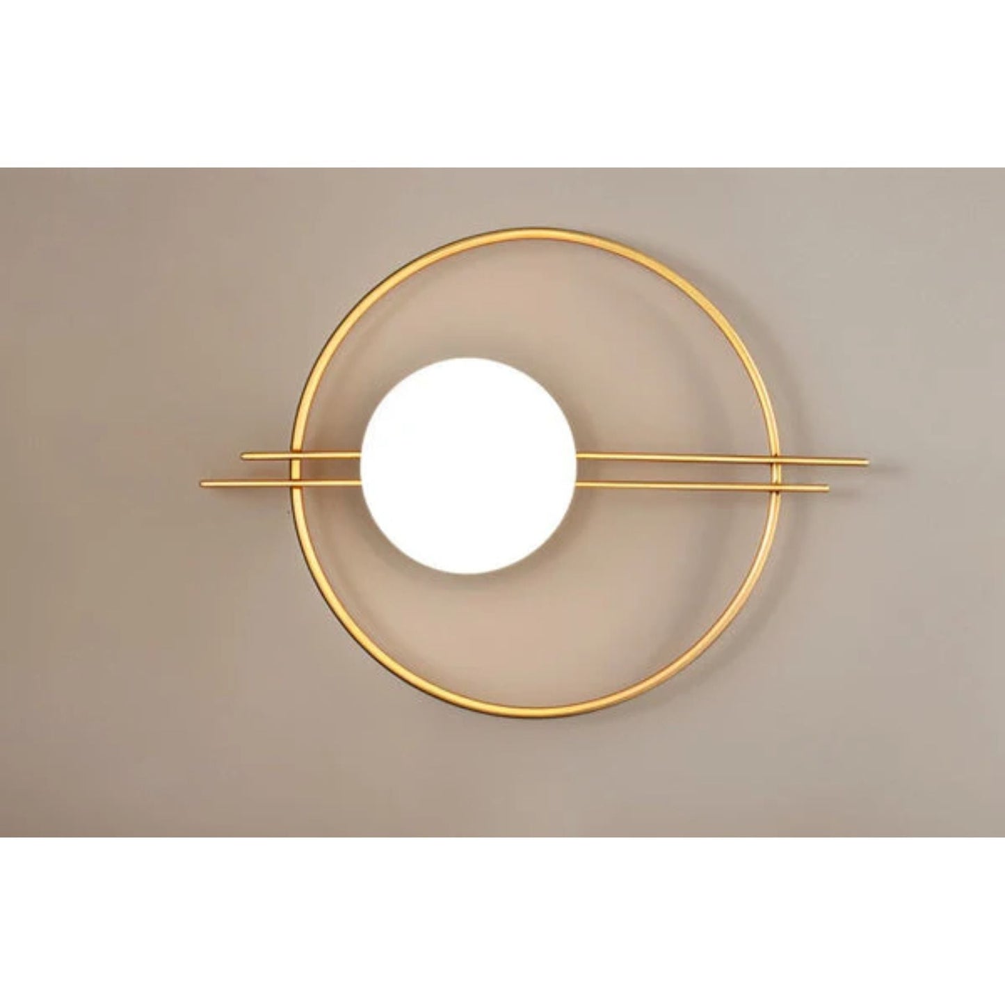 Modern Glass Wall Lamp with LED Lighting and Thin Frame - Elegant Wall Sconce for Stylish Interiors