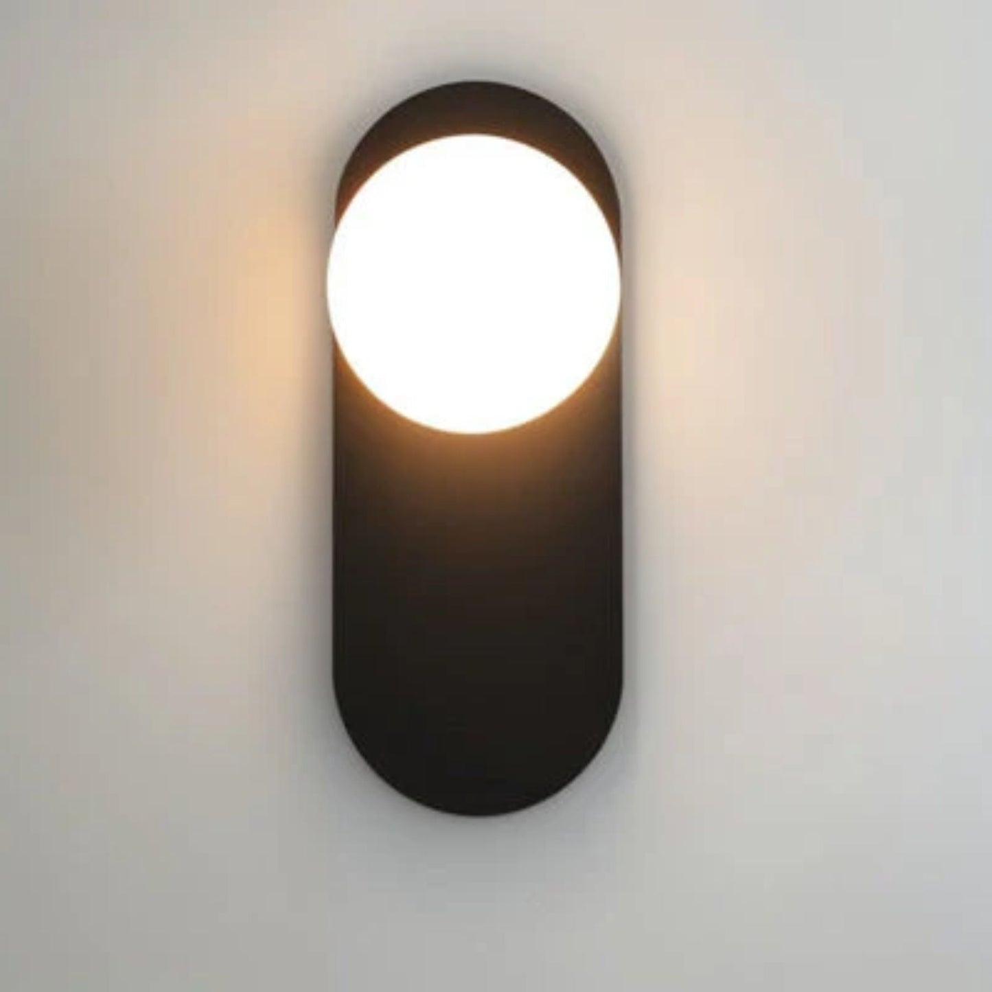 Modern Glass Wall Lamp with LED Lighting and Thin Frame - Elegant Wall Sconce for Stylish Interiors