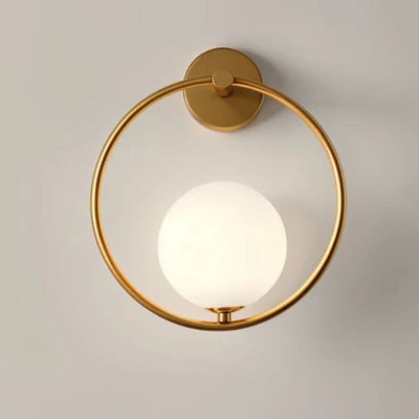 Modern Glass Wall Lamp with LED Lighting and Thin Frame - Elegant Wall Sconce for Stylish Interiors