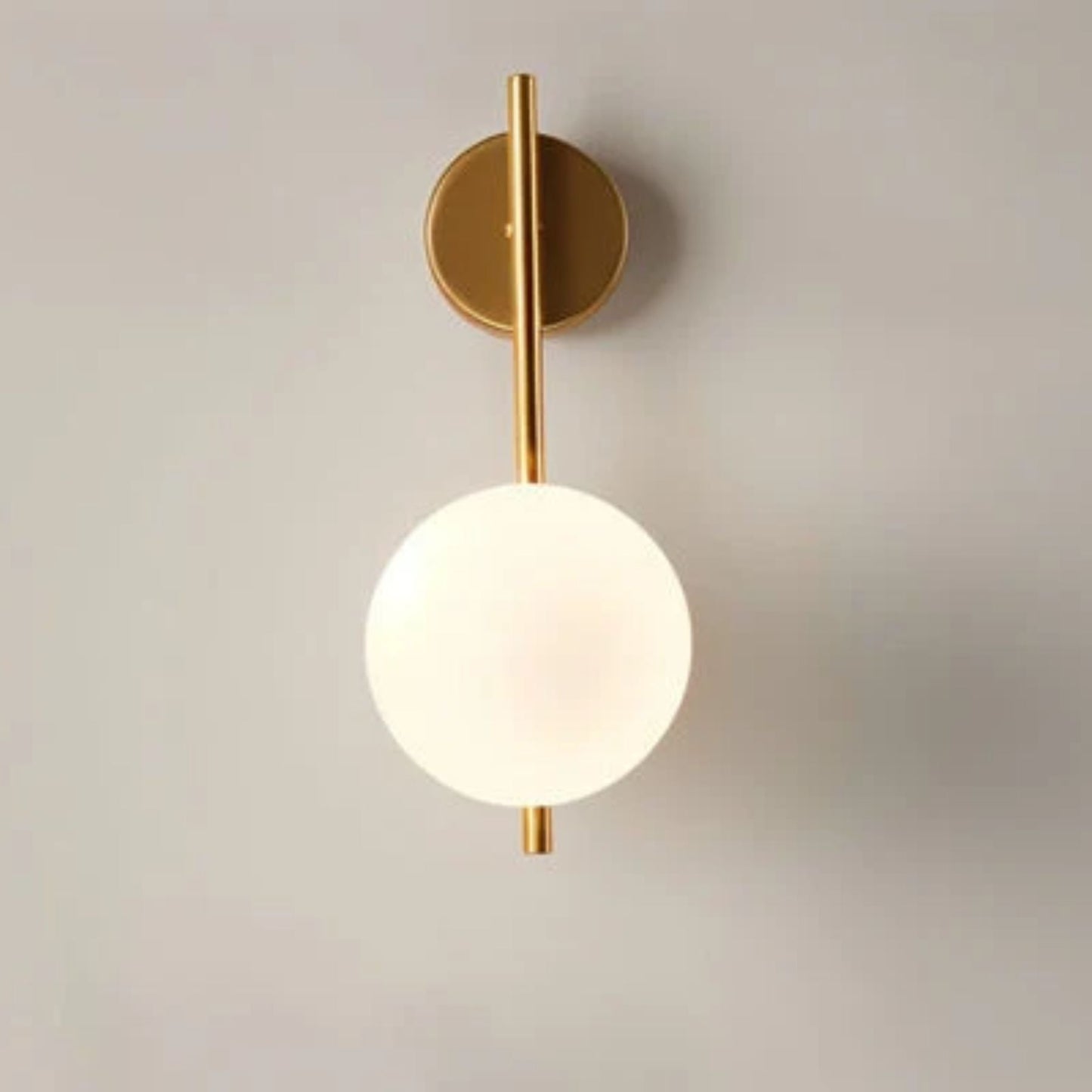 Modern Glass Wall Lamp with LED Lighting and Thin Frame - Elegant Wall Sconce for Stylish Interiors