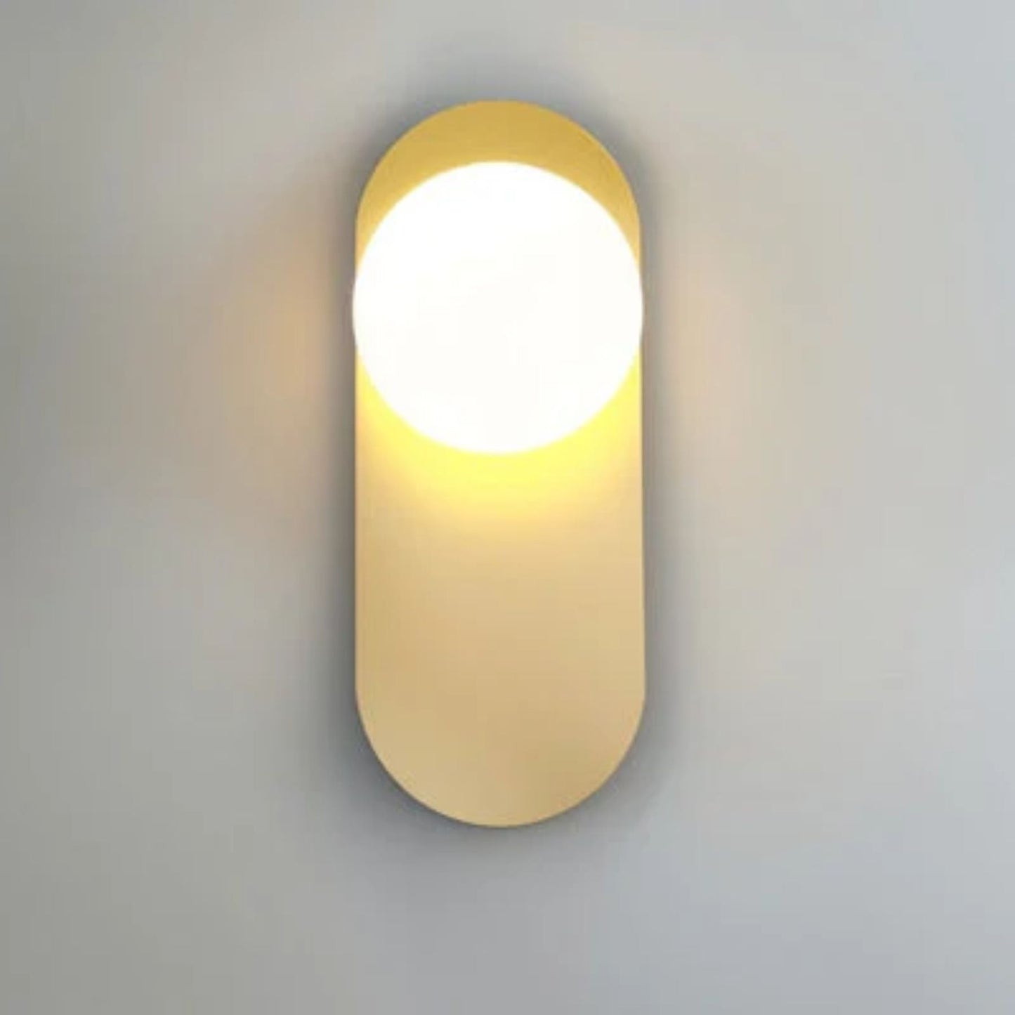 Modern Glass Wall Lamp with LED Lighting and Thin Frame - Elegant Wall Sconce for Stylish Interiors