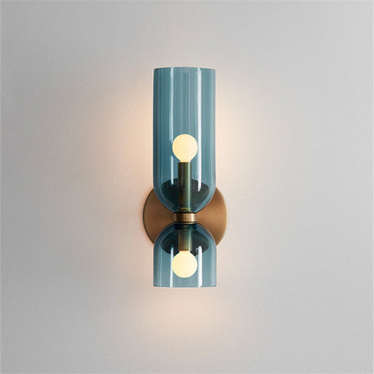 Double Wall Lamp with Glass Shades | Modern Lighting with Elegant Design for a Pleasant Atmosphere