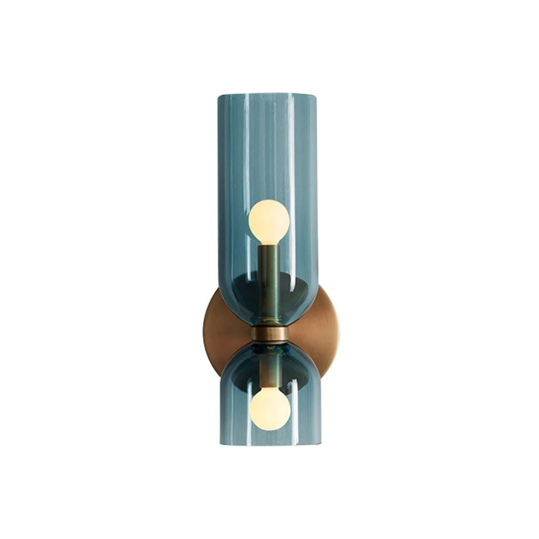 Double Wall Lamp with Glass Shades | Modern Lighting with Elegant Design for a Pleasant Atmosphere