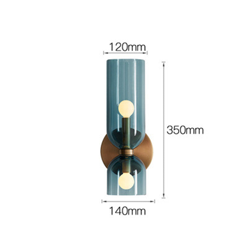 Double Wall Lamp with Glass Shades | Modern Lighting with Elegant Design for a Pleasant Atmosphere