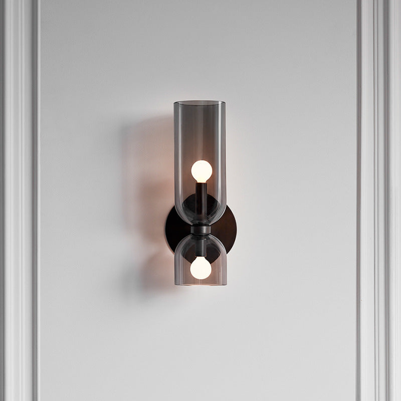 Double Wall Lamp with Glass Shades | Modern Lighting with Elegant Design for a Pleasant Atmosphere