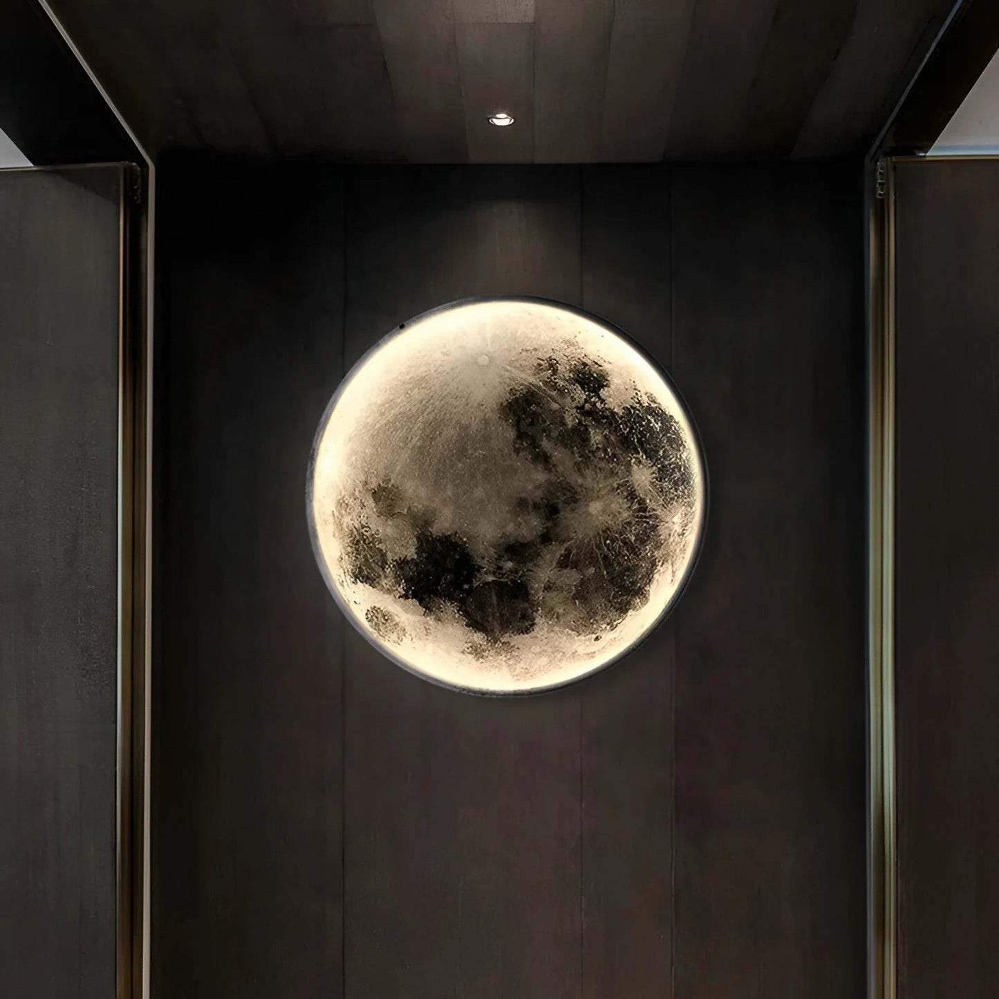 Eclipse Moon LED Wall Sconce Lighting - Soft Light Design for Bedrooms and Living Rooms