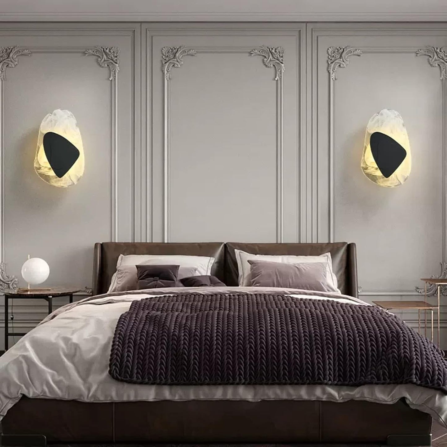 Modern Wall Sconce Lighting with Atmospheric LED Design for Bedroom, Living Room, and Hallway