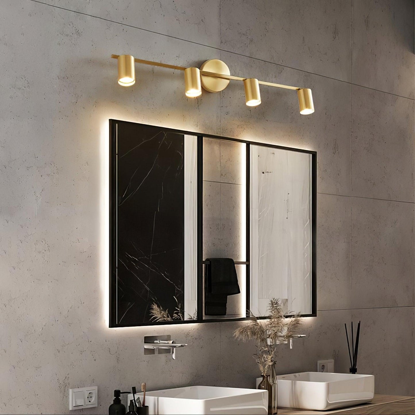 Elegant Wall Lamp with Spotlights for a Modern Interior