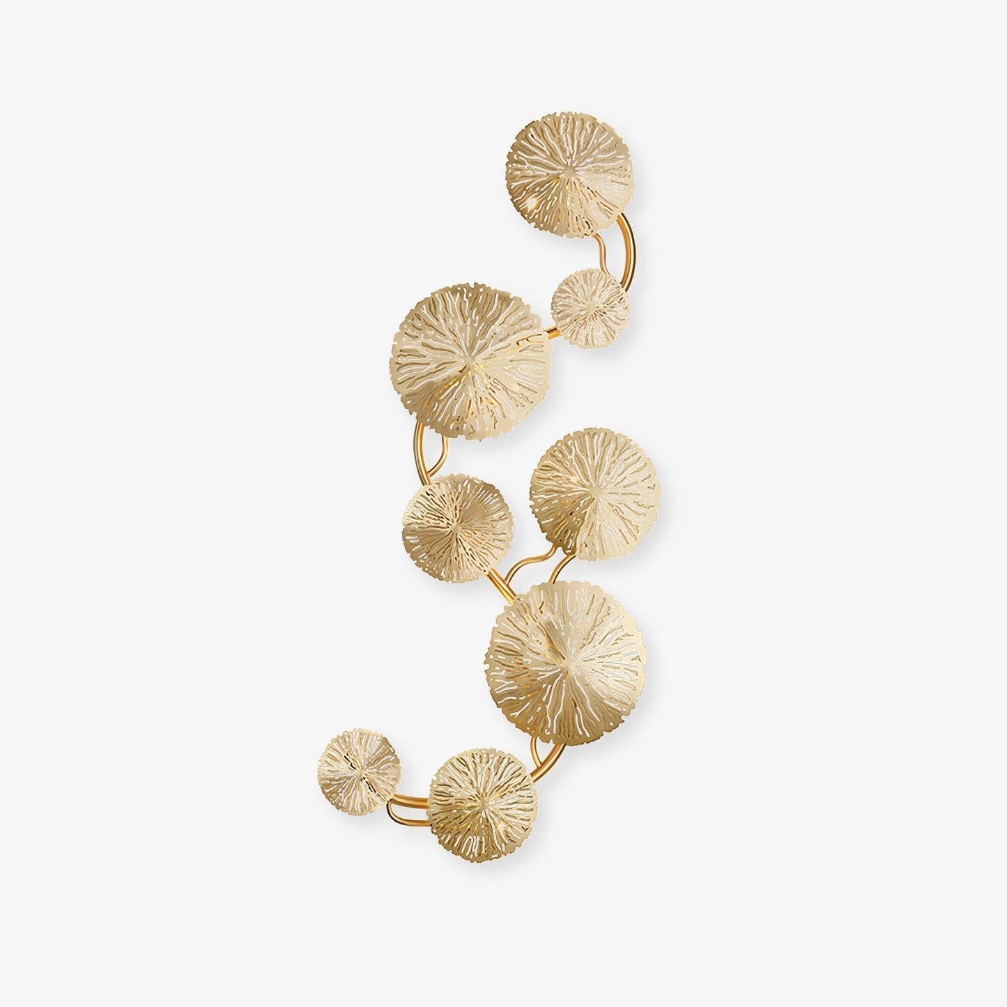 Elegant Lotus Leaf Wall Sconce - Modern Wall Lamp with LED Lighting for Stylish Interiors