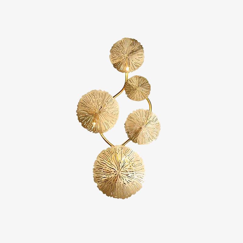 Elegant Lotus Leaf Wall Sconce - Modern Wall Lamp with LED Lighting for Stylish Interiors