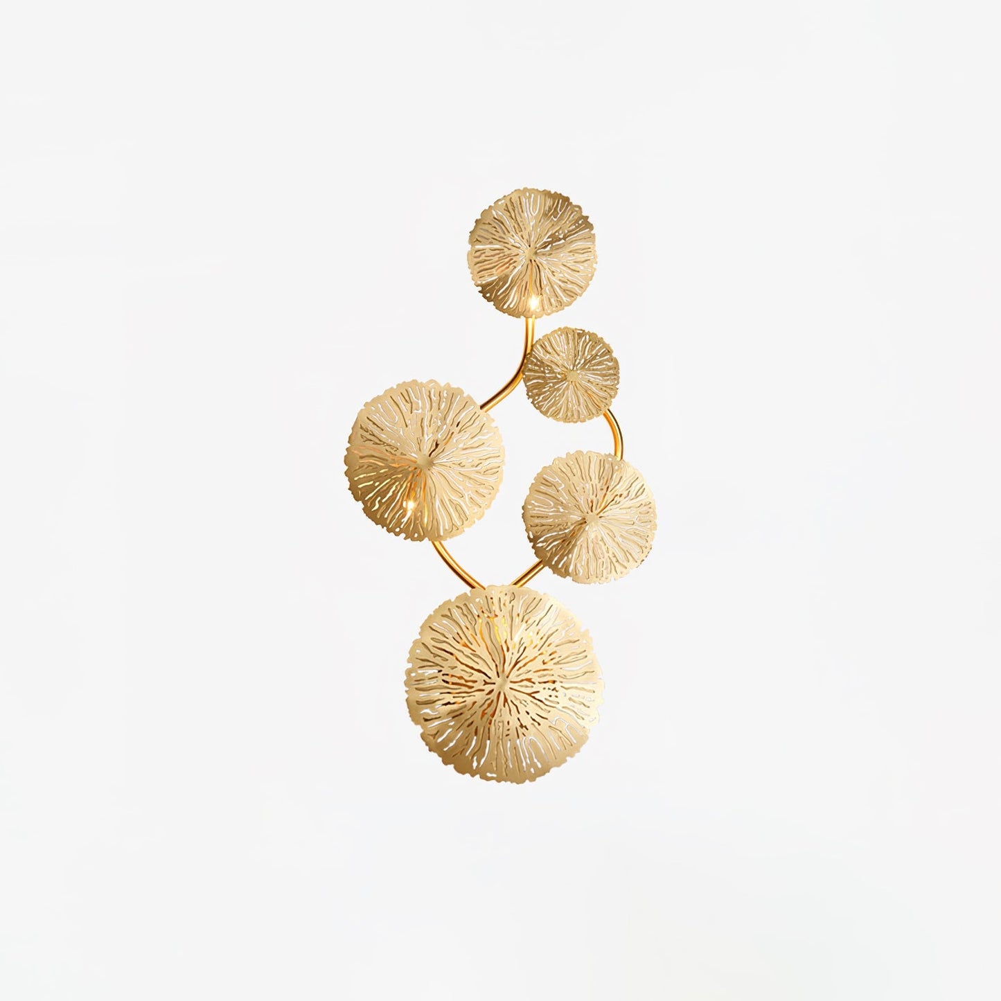 Elegant Lotus Leaf Wall Sconce - Modern Wall Lamp with LED Lighting for Stylish Interiors