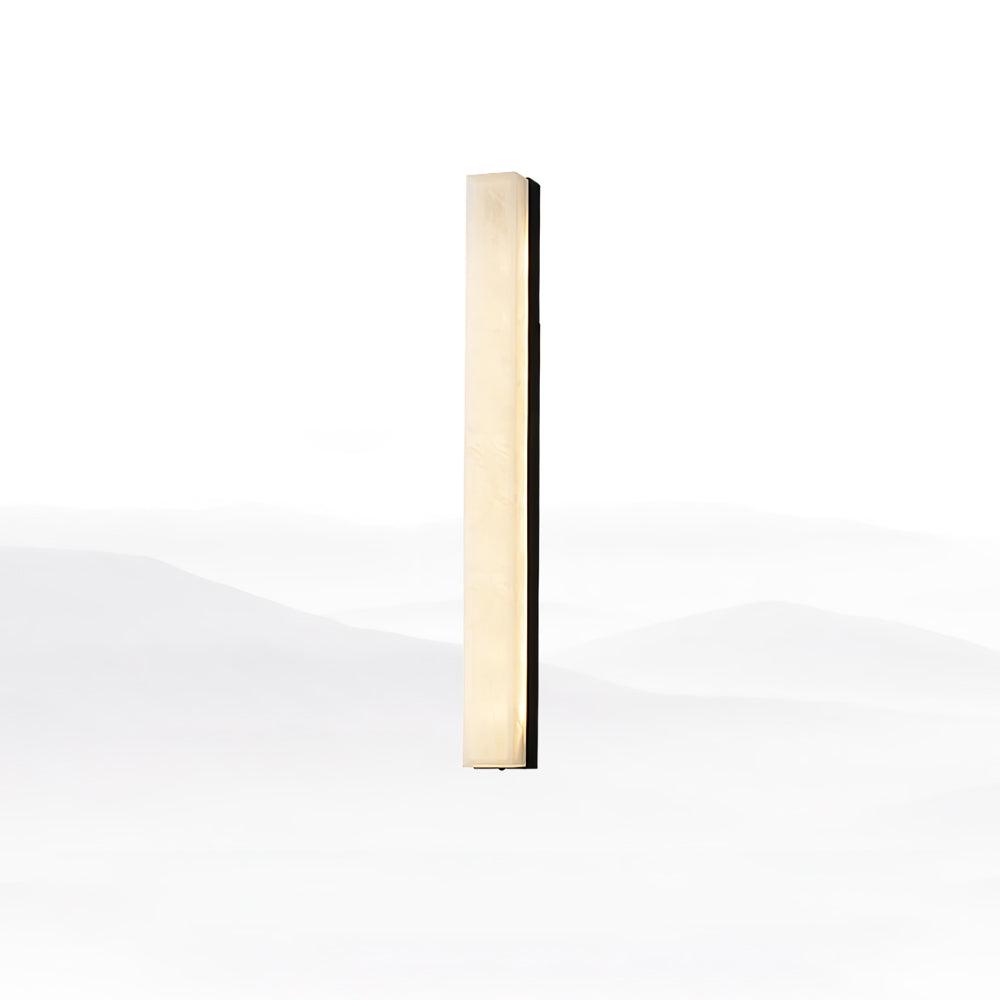 Elegant Brass and Alabaster Wall Sconce Lighting with LED - Modern Design for Living Room, Bedroom, and Dining Room