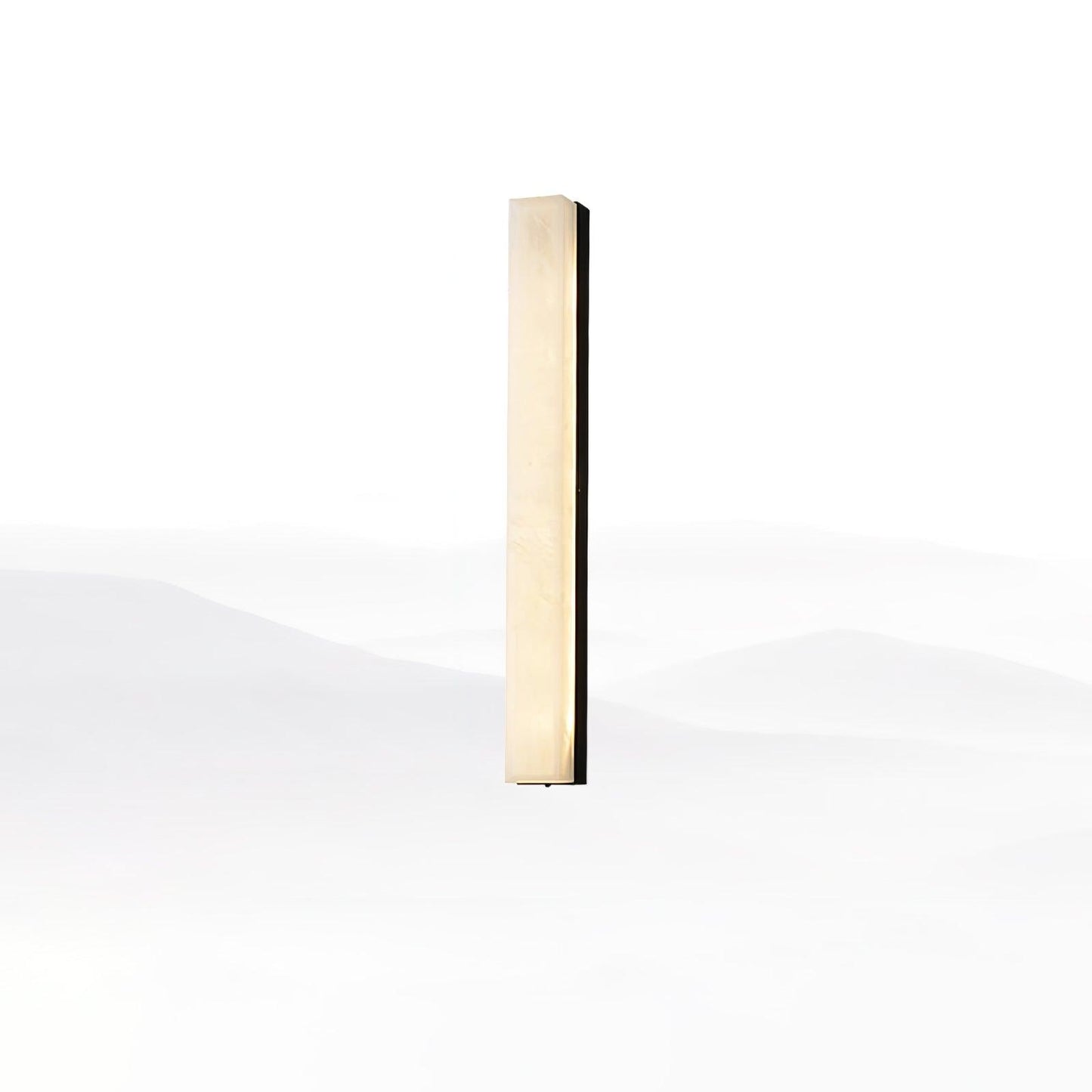 Elegant Brass and Alabaster Wall Sconce Lighting with LED - Modern Design for Living Room, Bedroom, and Dining Room
