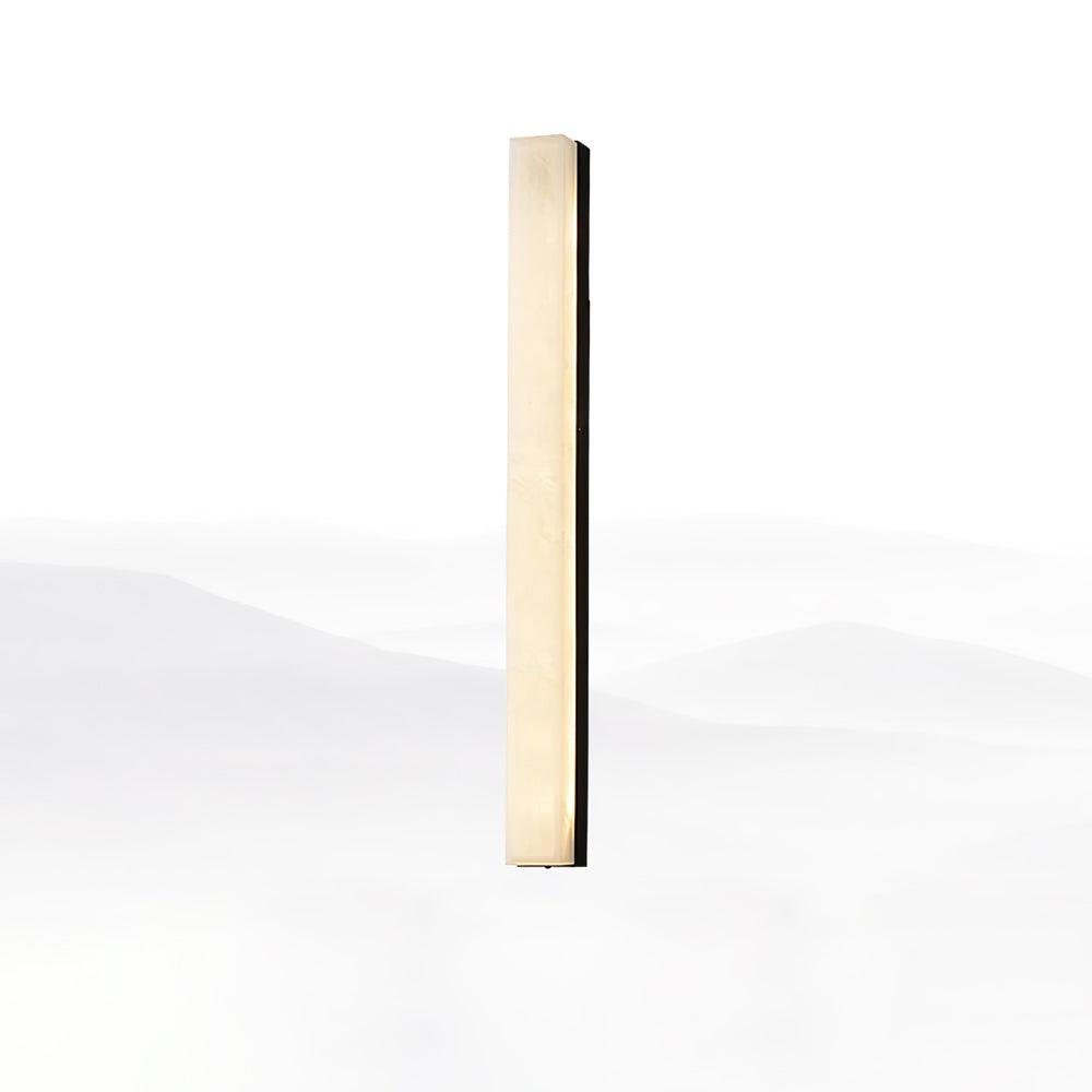 Elegant Brass and Alabaster Wall Sconce Lighting with LED - Modern Design for Living Room, Bedroom, and Dining Room