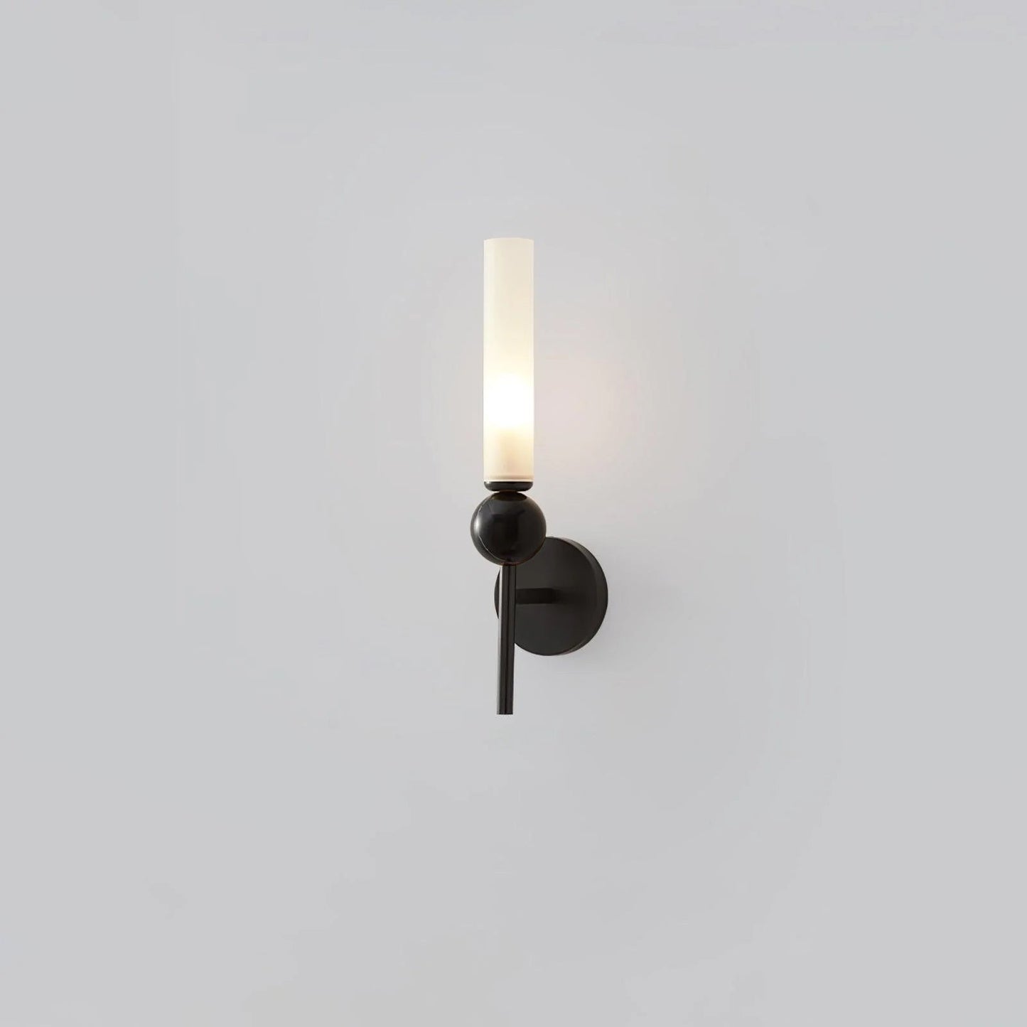 Elegant Wall Sconce Lighting with Marble Ball and Acrylic Shade - Modern Wall Lamp for Stylish Interiors